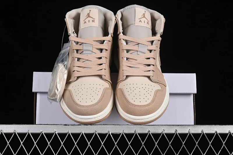 All categories Air Jordan Jordan series basketball shoes Air Jordan 1 Mid Air Jordan 1 Mid AJ1 Joe 1 khaki mid-top basketball shoes FJ3448-200